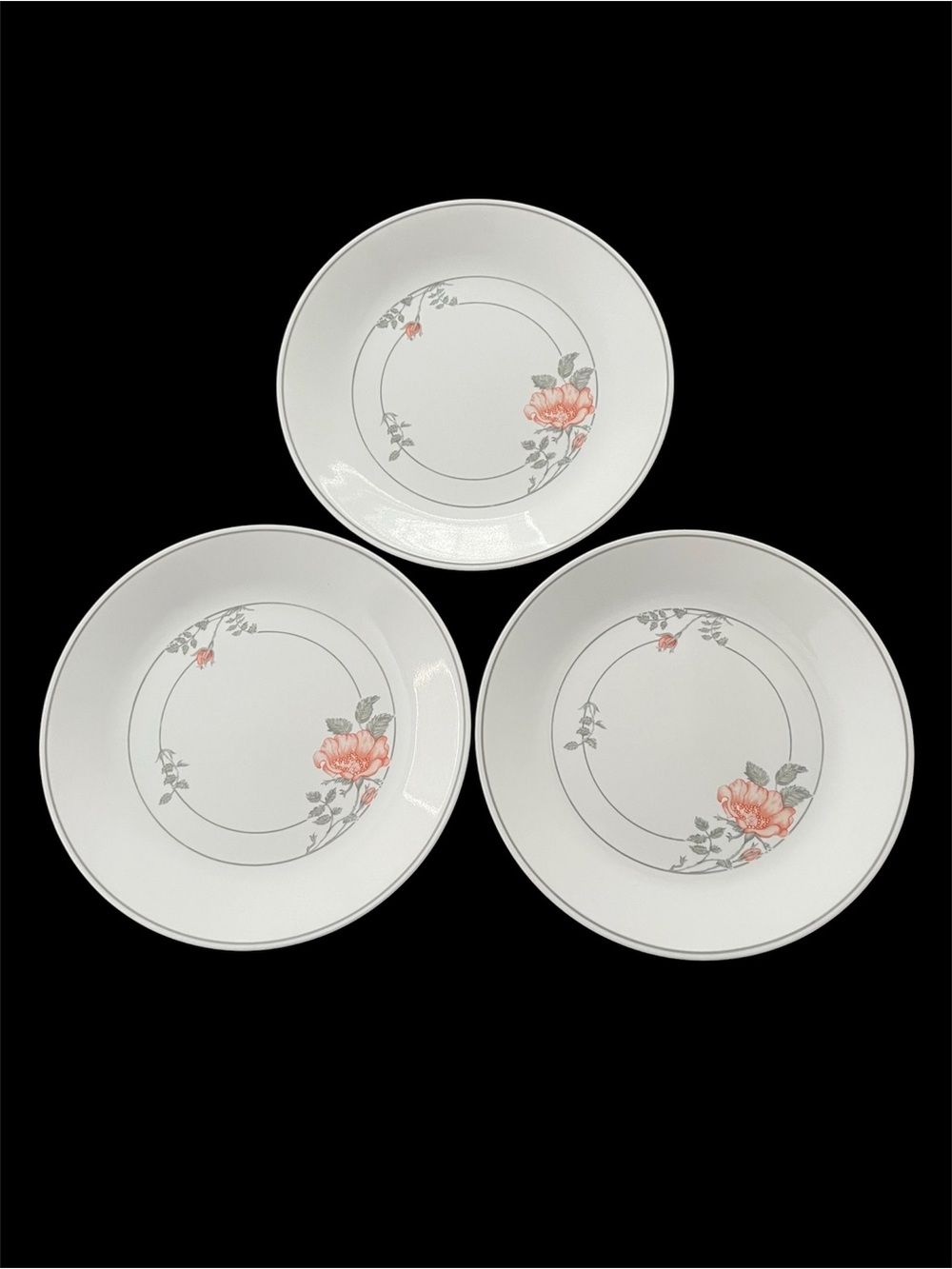 Corelle Desert Blossom 10” Dinner Plates - lot of 3